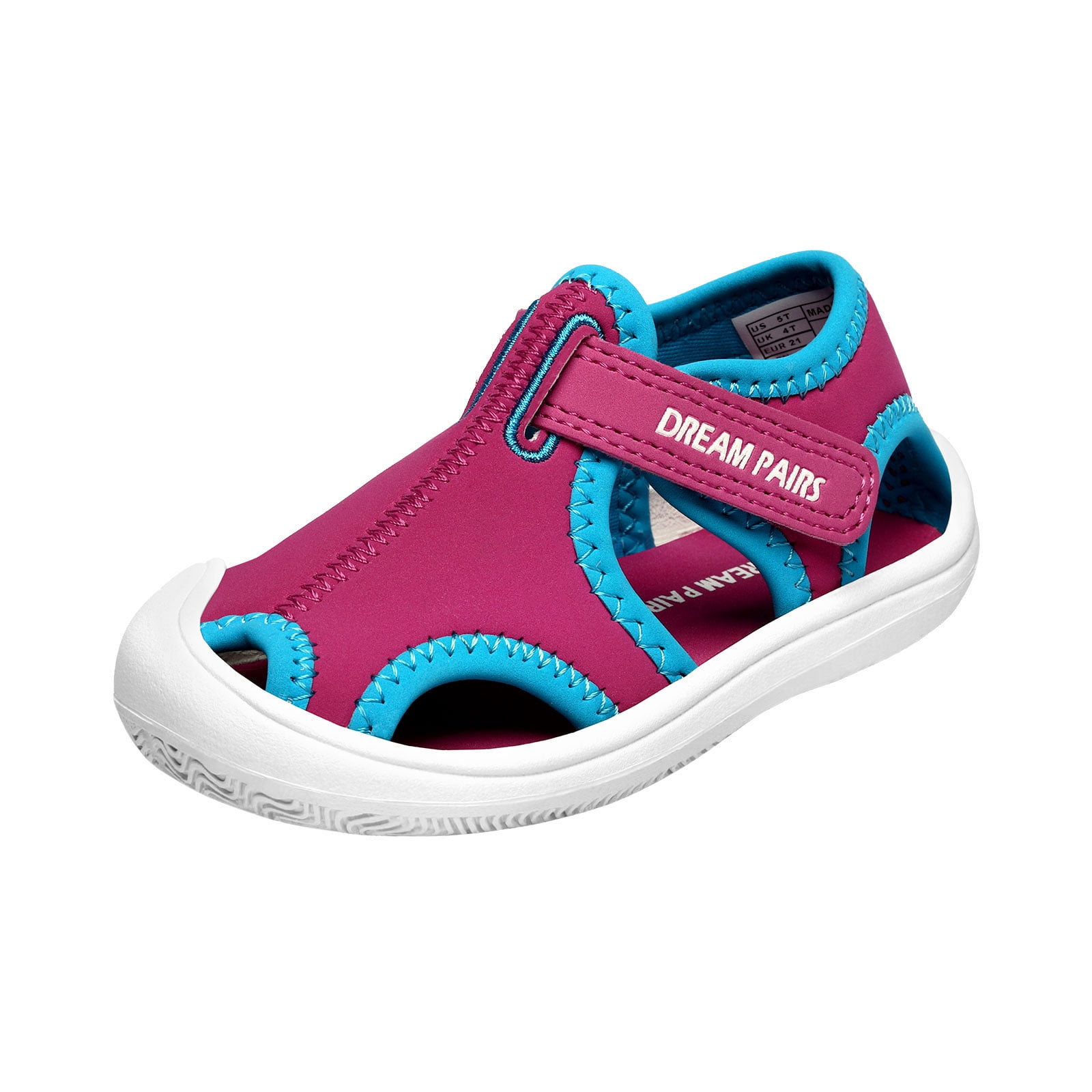 Dream Pairs Boys Girls Toddler/Little Kid Outdoor Water Shoes Closed