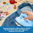 thumbnail image 4 of Mini Iron for Crafts Quilting, Travel Iron Household Iron Easy Iron Supplies Mini Electric Iron, Mini Heat Press Machine Sewing Sachine (Blue), 4 of 5