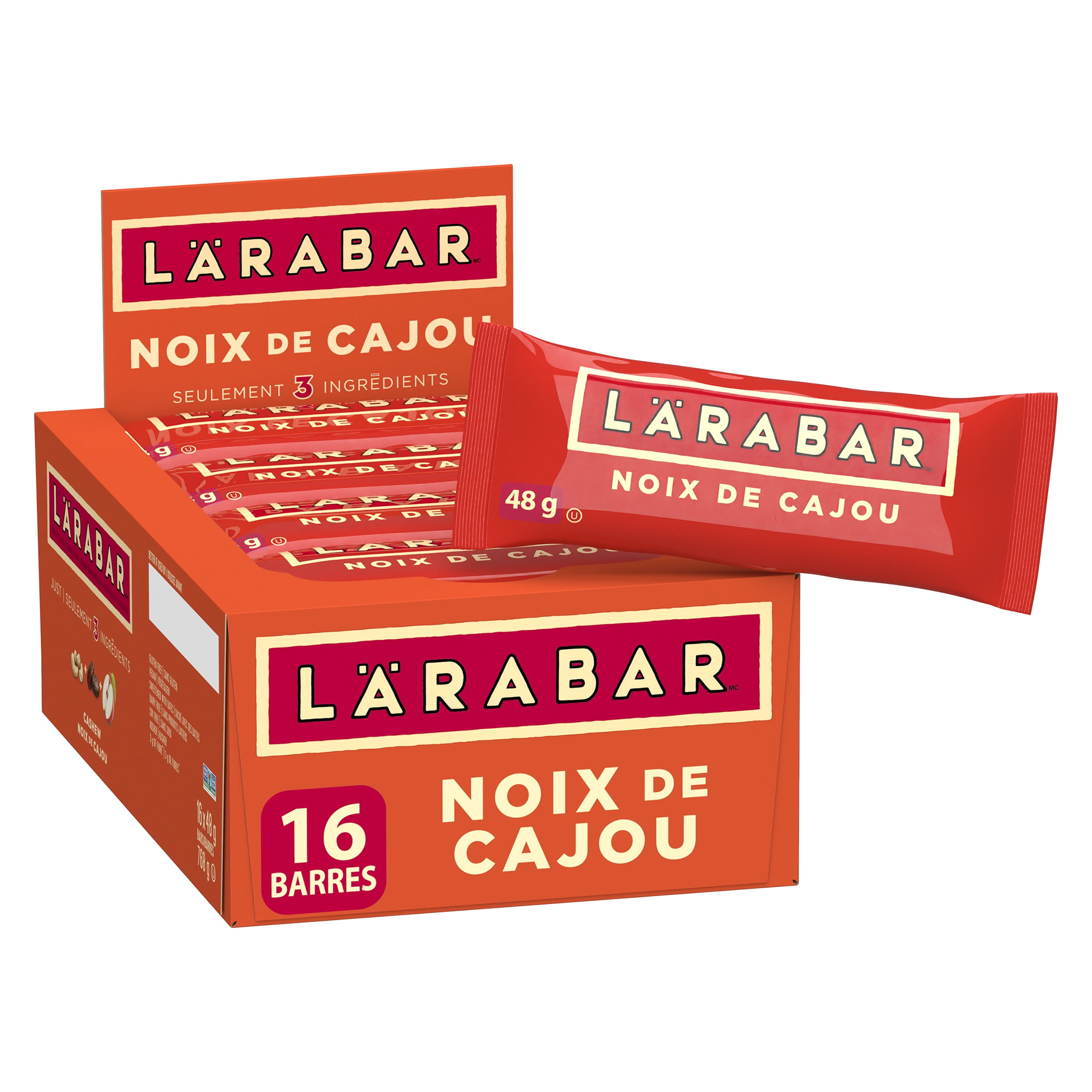 Larabar Gluten Free Cashew, 16-Count, 768 Gram