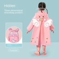 thumbnail image 2 of Typpkmm Childrens Jacket, Water-Resistant Outdoor Coat for Boys and Girls, Lightweight One Size, Dinosaurio amarillo, 2 of 6