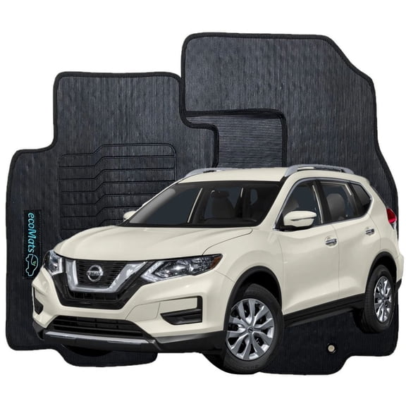 ecoMats Rubber Floor Mats Custom Fit for 2014 to 2019 Nissan Rogue (Does Not fit Rogue Sport)