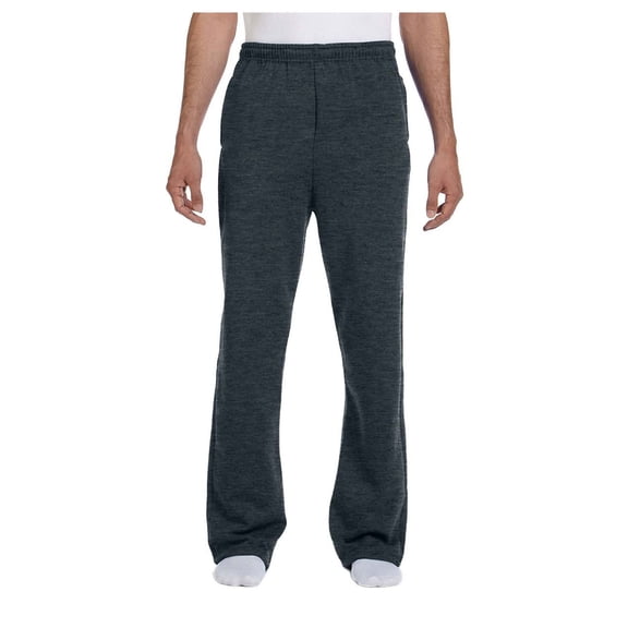 Jerzees Men's Elastic Waist Open Bottom Pocket Sweatpant, Style 974MP