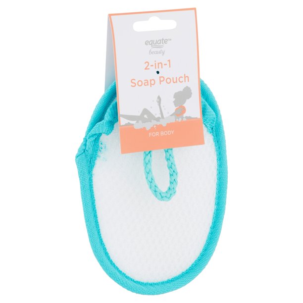 Equate Beauty 2in1 Body Soap Pouch