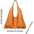 thumbnail image 3 of CoCoMangos Slouchy Bag Hobo Bags for Women Hobo Purse Large Capacity Tote Bag Soft Pu Leather Shoulder Handbags with Pouch, 3 of 6