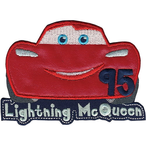 Disney Cars Lightning McQueen Embroidered Applique Patch - Walmart.com