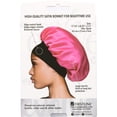 thumbnail image 2 of Evolve Satin Wide-Edge Bonnet, Fuchsia, 2 of 8