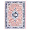 thumbnail image 4 of EastVita Area Rugs Carpets 1150Gsm 350Gsm Velvet Heavy Pearl Velvet Washed Back Folding Printed Carpet Persian-Mingmei Pink 8*10ft, 4 of 7