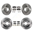 thumbnail image 1 of Transit Auto Front Rear Disc Brake Rotors and Ceramic Pads Kit for Car Ford Fusion Mazda 6 Lincoln MKZ Zephyr Mercury Milan K8T-100945, 1 of 11