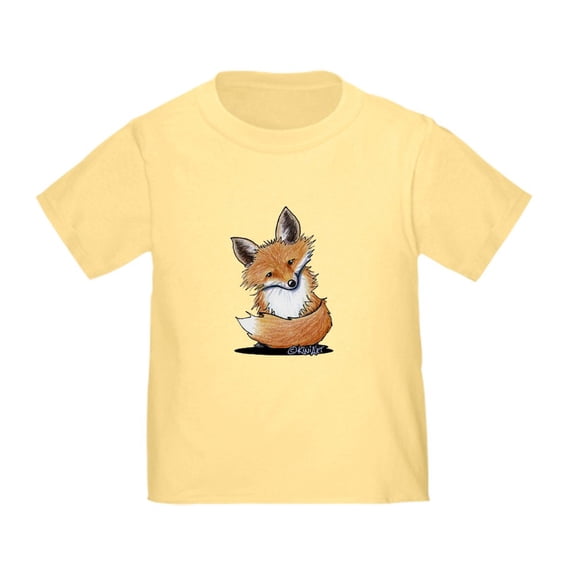 CafePress - Kiniart Fox Toddler T Shirt - Cute Toddler T-Shirt, 100% Cotton