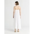 thumbnail image 2 of Free Assembly Women's Pleated Linen Blend Maxi Dress, Sizes XS-XXXL, 2 of 3
