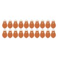 thumbnail image 1 of 20 juegos de anillos en D de cuero para bolso, anillos en D de cuero genuino, suministros para hacer bolsos, bolso cruzado de cuero, artesanía Claybank, 1 of 8