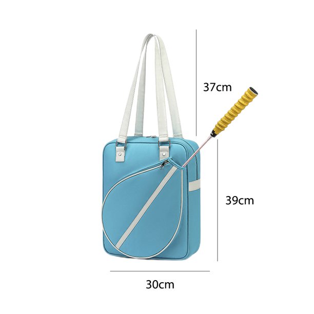 Bolsa De Raqueta De Bádminton Bolsa de raqueta de bádminton portátil Bolsa de hombro de tenis ligera para salidas de fin de semana Sywqhk Para Estrenar