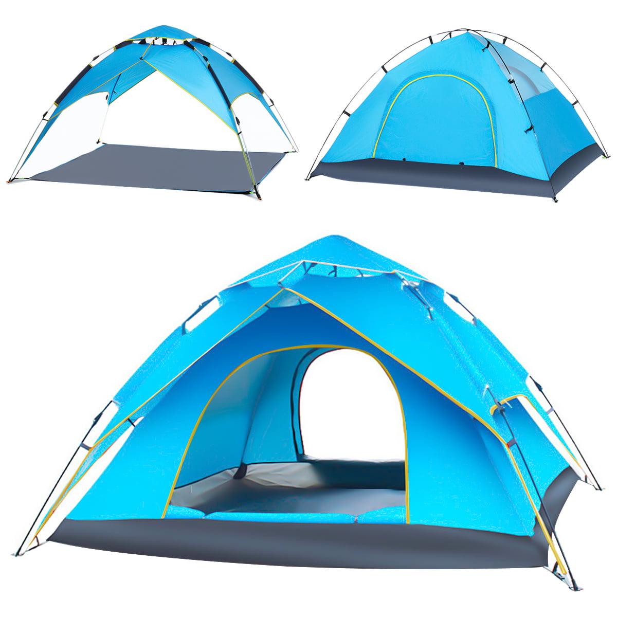 4 Season 4 People Waterproof Portable Outdoor Camp Automatic Instant Popup Tent