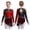 Red, variant on iixpin Kids Girls Figure Skating Dress Ballet Dance Skirts Rhythmic Gymnastics Dance Leotard Ballerina Outfit Black 12