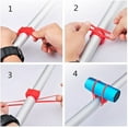 thumbnail image 3 of Soporte para linterna para bicicleta, correa de silicona, correas de goma para atar, banda de silicona para bicicleta, casco con linterna, montaje de luz para teléfono, 5 uds. RV, 3 of 5