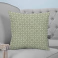 thumbnail image 4 of 20x20 Pillow Covers Set of 2, Sage Green Throw Pillow Covers Decorative Couch Cushion Case, Geometric Flower Leaf Diamond Plaid Retro Microfiber Square Pillowcases for Bedroom Car Living Room, 4 of 7