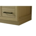 thumbnail image 5 of Elegant Kitchen and Bath Alden 48 Inch Single Bathroom Vanity In Honey Brown, 5 of 13