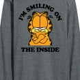 thumbnail image 3 of Garfield - Smiling On The Inside - Men's Long Sleeve T-Shirt, 3 of 5