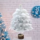 thumbnail image 5 of Árbol de Navidad artificial de 18 pulgadas para niñas, mini árbol de Navidad artificial de mesa, árbol de Navidad DIY para niñas con luces LED, adornos colgantes, decoraciones navideñas a batería., 5 of 7