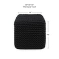 thumbnail image 4 of · REDEARTH · Cube Pouf Foot Stool Ottoman - Hand Knitted Poof - Cord Boho Pouffe - Home Décor - Stuffed Footrest for Living Room - Bedroom - Covered Patio (16"x16"x16") - Black, 4 of 6
