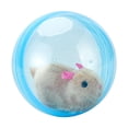 thumbnail image 3 of Juguete interactivo para gatos con luces LED, juguete automático con ruedas, juguete electrónico para gatos de interior, juguete de ejercicio Hámster amarillo, 3 of 8