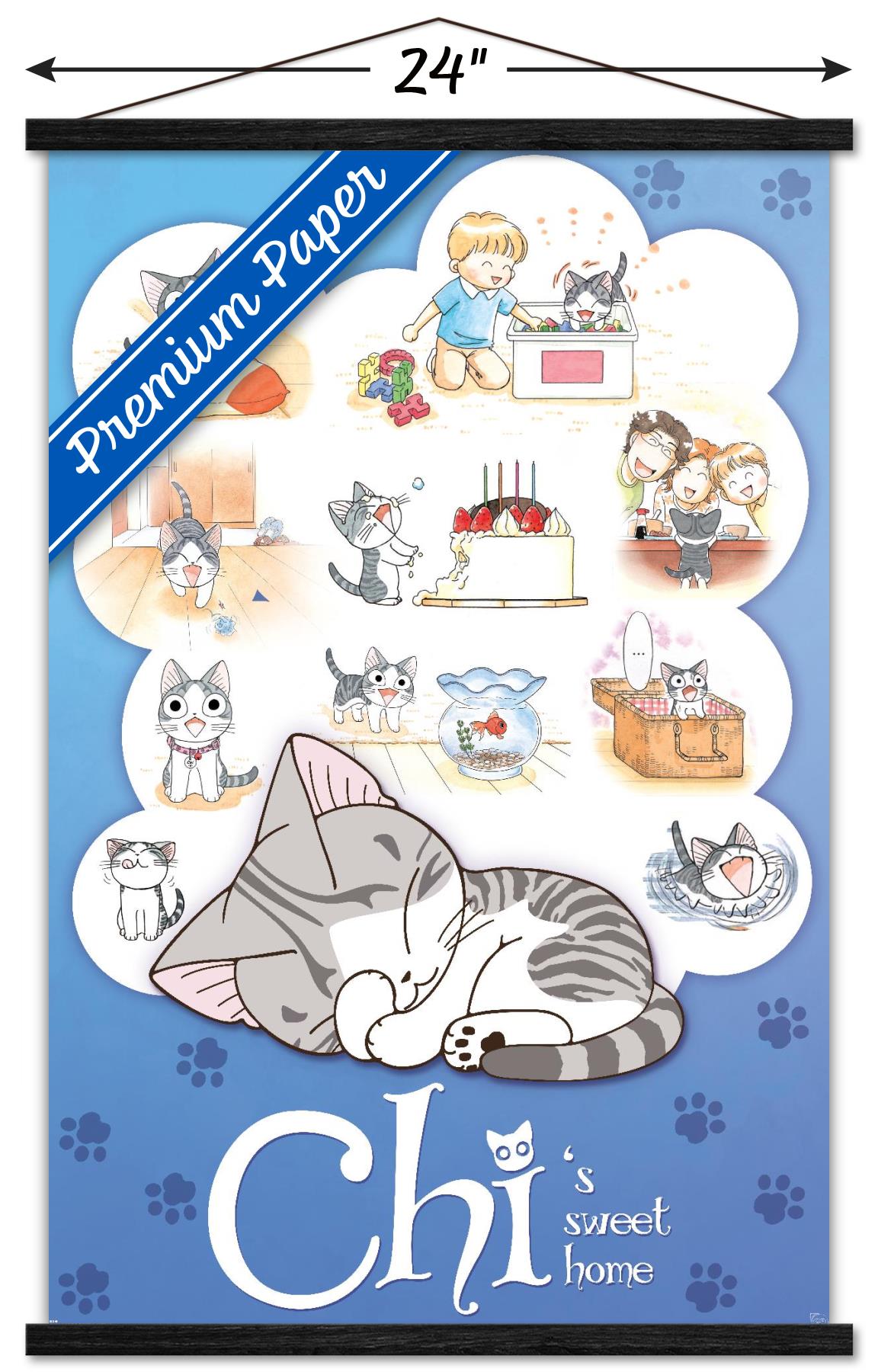 Chi's Sweet Home Wall Poster with Magnetic Frame, 22.375" x 34"