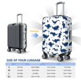 thumbnail image 4 of Gukieu Cute Cartoon Dinosaurs Print Suitcase Protective Cover, Elastic Zipper Buckle Suitcase Protective Cover, Suitable for Travel, Business Trip-Medium, 4 of 7
