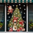 thumbnail image 1 of 2 pegatinas navideñas con copos de nieve para ventana, para cristal, decoraciones navideñas, copos de nieve, Papá Noel, renos para fiestas, 1 of 5