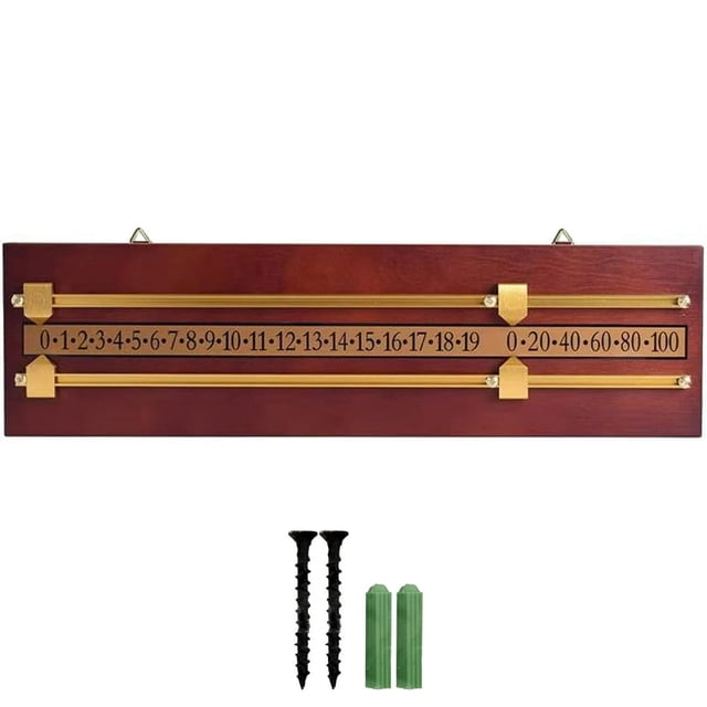 MesaSe Wood Scoreboard Billiard Scorekeeper Billiards Scoreboard Scorer Wood Snooker