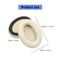 thumbnail image 3 of Aurgiarme 2PCS Earphone Sponge Covers Earpads Noise Cancelling Protein Leather For MT6 Headphones For Fitness and Travelers, 3 of 9