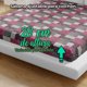 thumbnail image 3 of Juego De Sabanas King Size Estampadas De Microfibra De Poliester 4 Piezas Diseño Elegante Amplias Textura Suave, 3 of 5