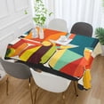thumbnail image 2 of Yayeee Tablecloths 54" x 72" Rectangle Wrinkle Resistant Party Table Cover, Colorful Cocktails, 2 of 8