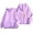 Purple, variant on Glitter Pink Ribbon Butterfly Zip Up Hoodie Women's Lined Drawstring Pocket Long Sleeve Awareness Layering Jacket 1PC S-XXXL Plus Size Friendly