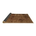 thumbnail image 2 of Ahgly Company Indoor Rectangle Abstract Brown Modern Area Rugs, 2' x 5', 2 of 4