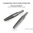 thumbnail image 4 of 6pcs 5 Different Sizes Alloy Steel Stripped Screw Portable High Performance Extractor Kit High Performance Broken Wire Remover with Extension Bit Holder, 4 of 8