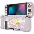 thumbnail image 1 of Back Cover for Nintendo Switch Console, NS Joycon Handheld Controller Protector Hard Shell, Dockable, 1 of 5
