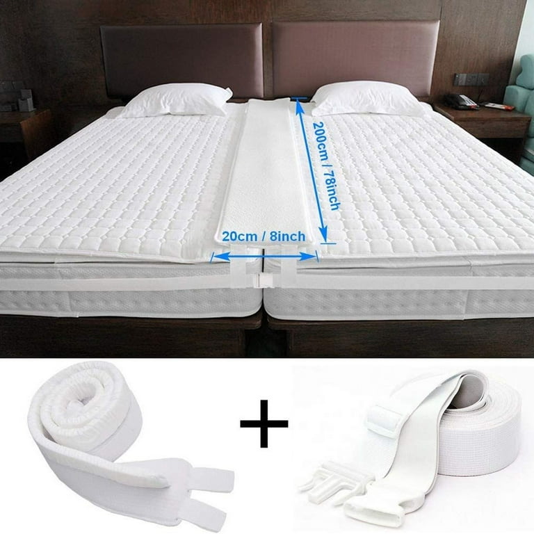 Bed Bridge Twin to King Converter Kit Adjustable Mattress Connector for Bed  BedspaceFiller Twin Bed Connector