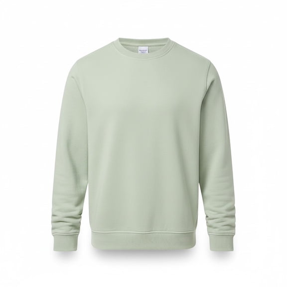 Men's French Terry Crewneck Pullover Sweatshirt - Frosted Sage Large