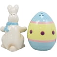 thumbnail image 3 of Ebros Rabbit Kissing Giant Egg Salt And Pepper Shakers Magnetic Figurine Set, 3 of 7