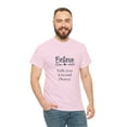 thumbnail image 6 of Believe Love Faith & Second Chances Inspiration Unisex Cotton T-shirt, 6 of 12