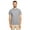 Graphite Heather, variant on GILDAN G830 ADULT 5.5 OZ., 50/50 POCKET T-SHIRT