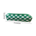 thumbnail image 3 of Checkered Cosmetic Bags, Make up Brushes Cases, Small Makeup Bag Purse, Travel Toiletry Zipper Pouch, for Women, 3 of 6