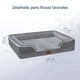 thumbnail image 2 of MAGMALIFE Cama Ortopédica Extra Grande para Perros con Espuma de Alta Densidad y Tela Terciopelo Suave Funda Lavable Base Antideslizante, Ergonomica 107x77x23 cm, 2 of 7