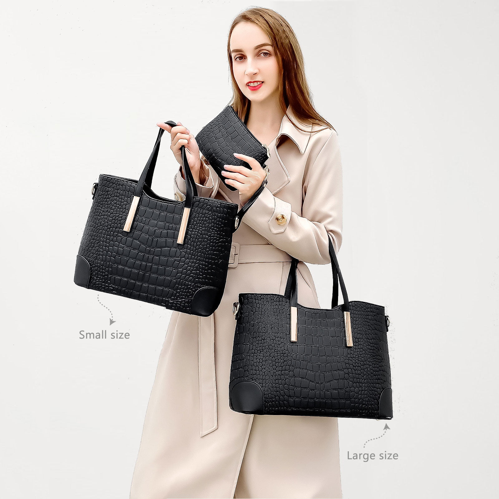 YNIQUE Satchel Purses and Handbags for Women Shoulder Tote Bags Wallets 
