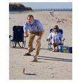 thumbnail image 5 of Backyard Set - Lawn Game for Summertime Fun, Reunions, Camping, Parties, BBQs, Picnics & Beach Days – All Wood Outdoor Yard Game Combining Horseshoes, Bocce Ball & Bowling, 5 of 7