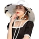 thumbnail image 1 of Sombrero de sol para mujer con ala ancha UPF 50+, sombrero de verano plegable, gorra de playa flexible para mujer Ormromra WMZL-1354-3, 1 of 4