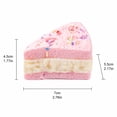 thumbnail image 5 of Simulation Triangle Cheese Shape Squishy for Adults Soft Sensory Gadget Multicolored Realistic Food Office Desk Accessory Pressure Relief Tool 2.8x2.2x1.8 Inch 1 Pack, 5 of 10