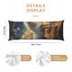 thumbnail image 3 of Balery Starry Sky White Horse Funda Protectora para Almohada Corporal de Algodón Hipoalergénico con Cierre(55 x 21 pulgadas), Almohadas No Incluidas, 3 of 7