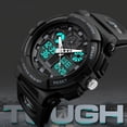 thumbnail image 2 of Reloj para hombre al aire libre, reloj electrónico deportivo multifuncional personalizado, reloj de tendencia para estudiantes, 2 of 4