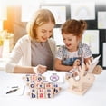 thumbnail image 3 of 1 Set Wooden Word Game Set Fun And Safe Spelling Letter Cognition Ability Kids Learning Toy For Early Education, 3 of 5